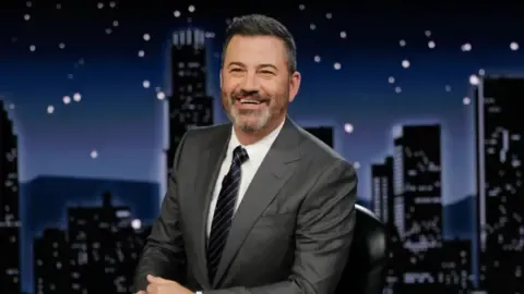 Late-night host Jimmy Kimmel for now pulled from broadcast due to disputed comments concerning right-wing commentator Charlie Kirk
